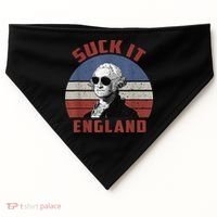 Suck It England Funny 4th of July USA-Made Doggie Bandana thumb 0