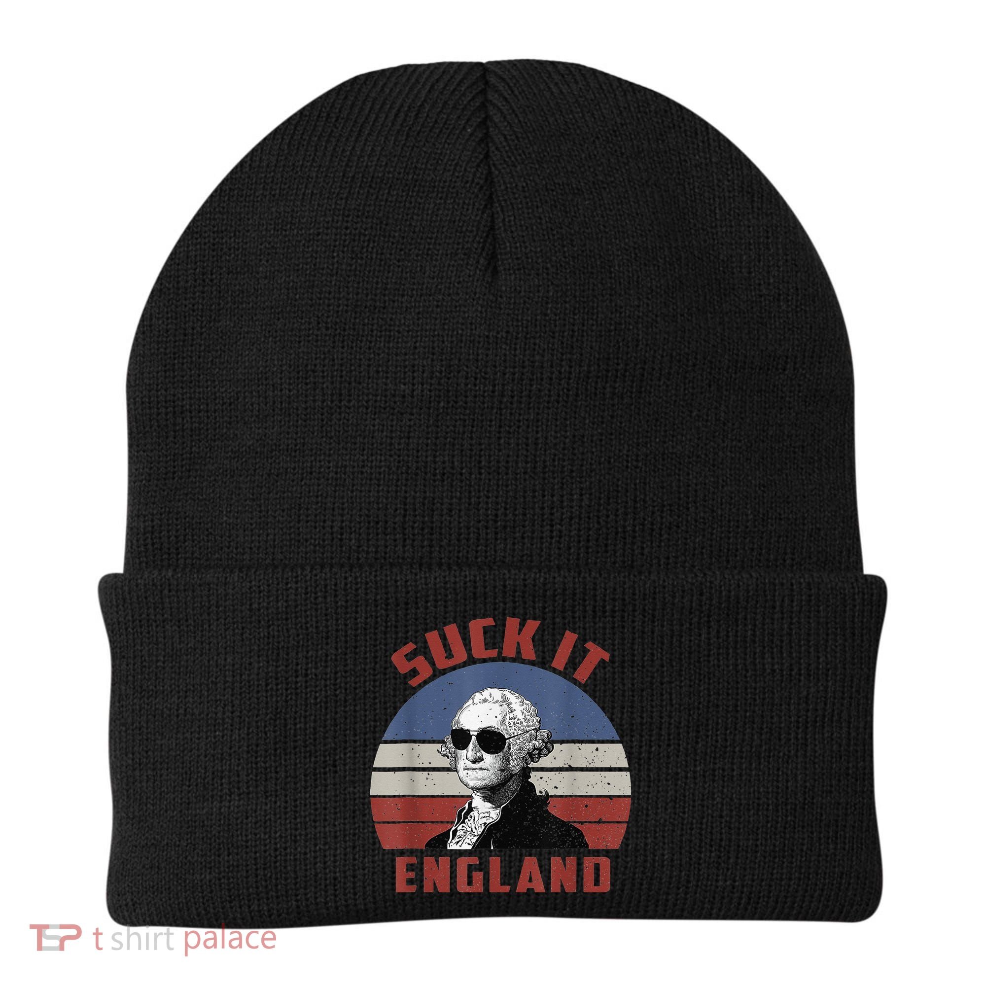 Suck It England Funny 4th of July Beanie