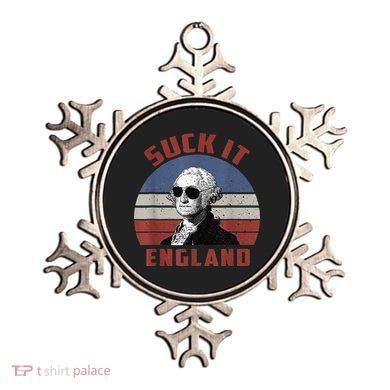 Suck It England Funny 4th of July Ornament