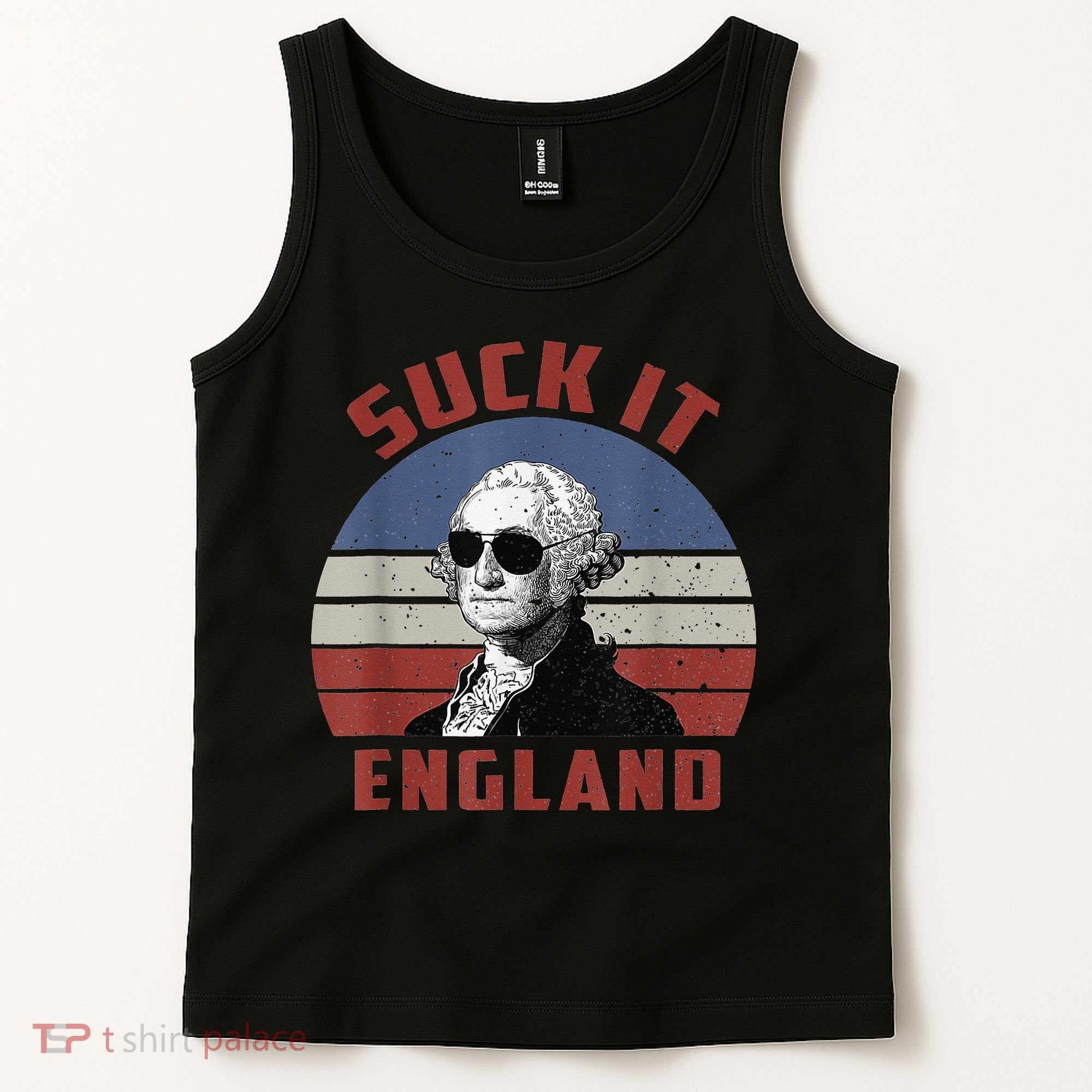 Suck It England Funny 4th of July Tank Top