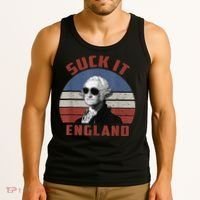 Suck It England Funny 4th of July Tank Top thumb 3