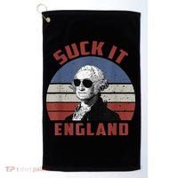 Suck It England Funny 4th of July Golf Towel thumb 0