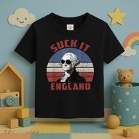 Suck It England Funny 4th of July Toddler T-Shirt thumb 3