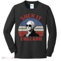 Suck It England Funny 4th of July Kids Long Sleeve Shirt thumb 0