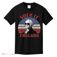 Suck It England Funny 4th of July Kids T-Shirt thumb 0
