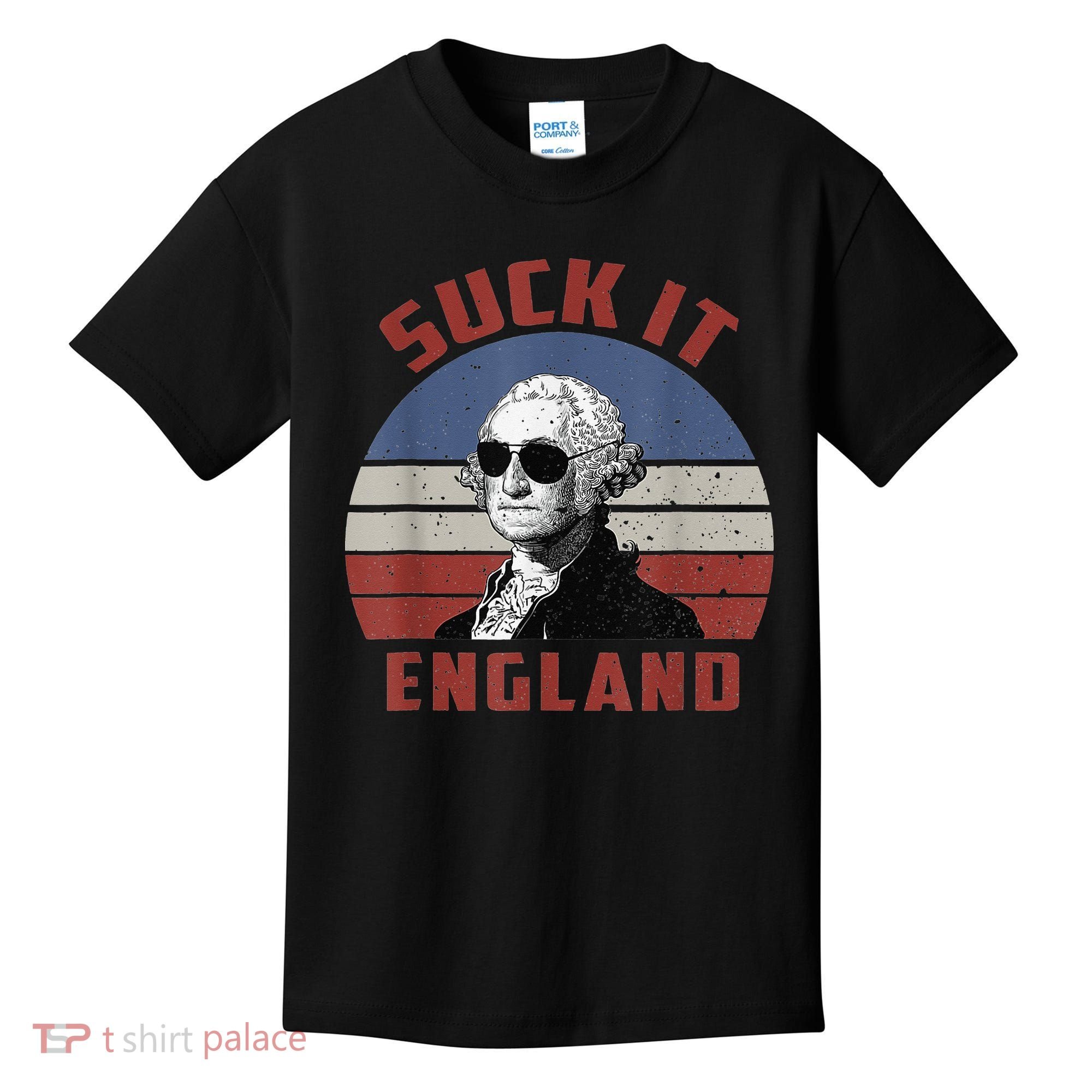Suck It England Funny 4th of July Kids T-Shirt