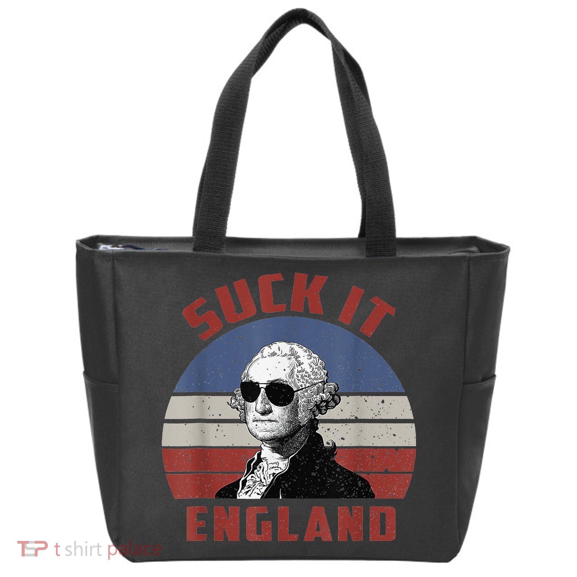 Suck It England Funny 4th of July Tote Bag