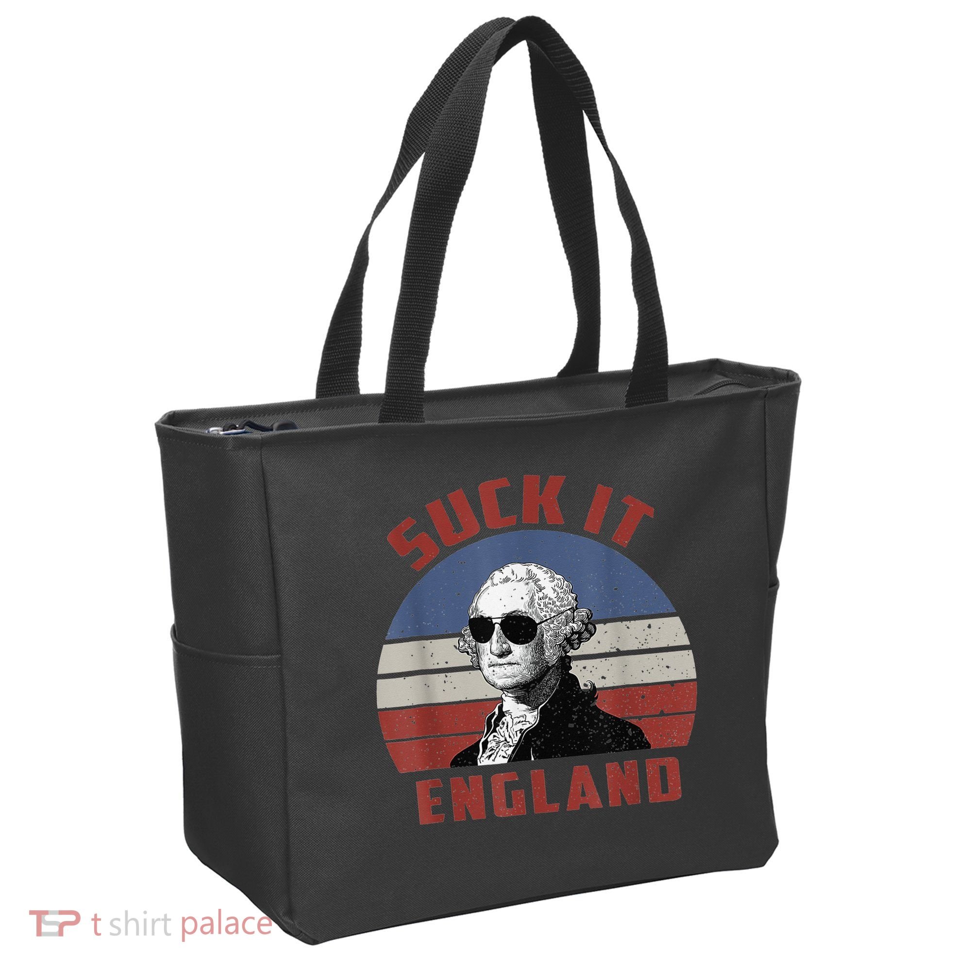 Suck It England Funny 4th of July Tote Bag