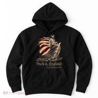Suck It England Funny 4th Of July George Washington 1776 Hoodie thumb 0