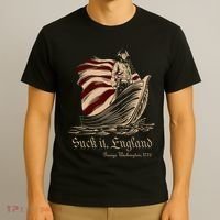 Suck It England Funny 4th Of July George Washington 1776 T-Shirt thumb 3