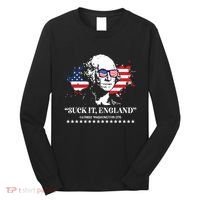 Suck It England George Washington 1776 Long Sleeve Shirt thumb 0