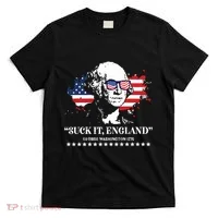 Suck It England George Washington 1776 T-Shirt thumb 0