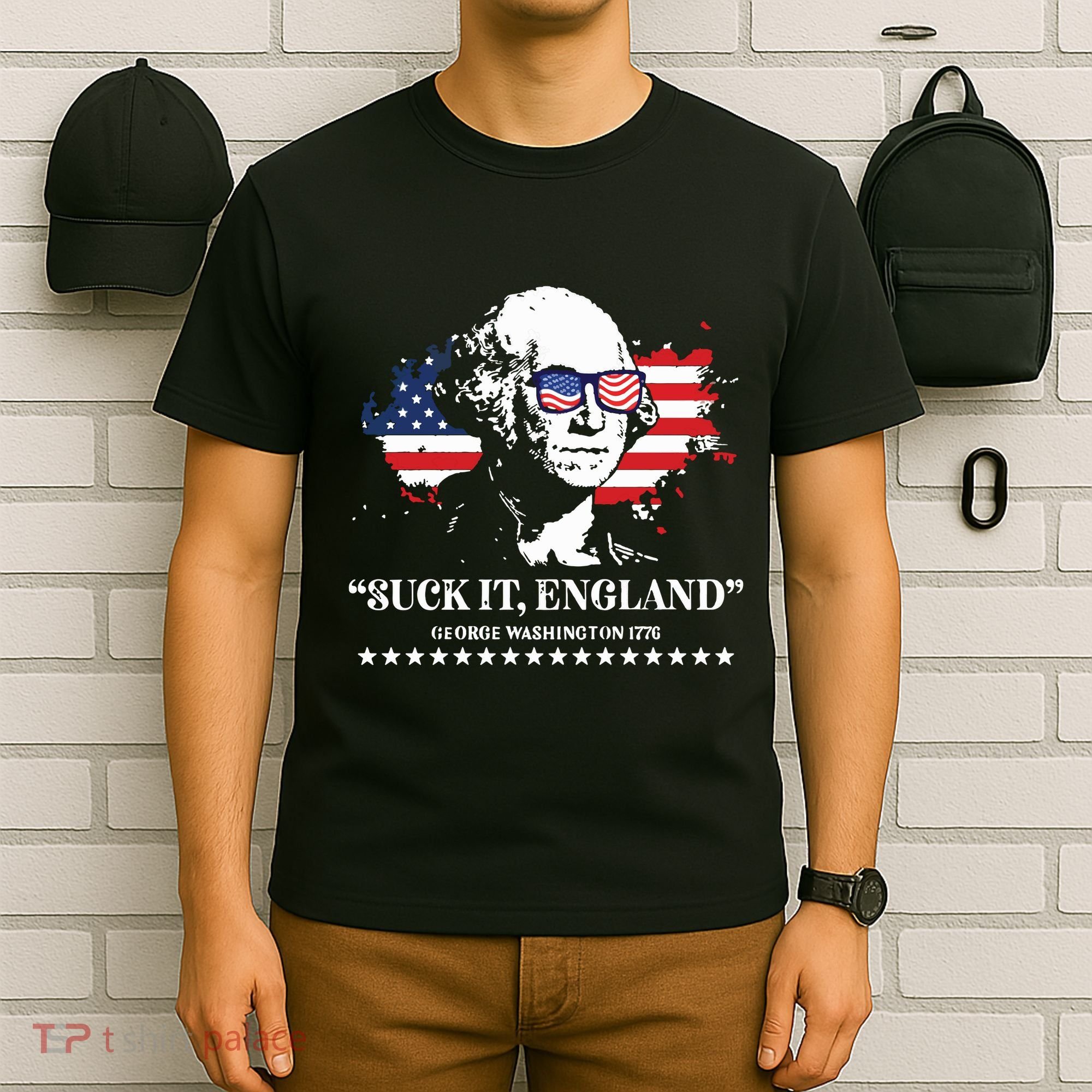 Suck It England George Washington 1776 T-Shirt