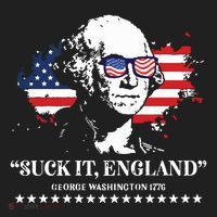 Suck It England George Washington 1776 Hat thumb 2
