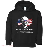 Suck It England George Washington 1776 Toddler Hoodie thumb 0