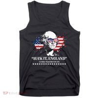 Suck It England George Washington 1776 Tank Top thumb 0
