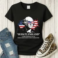 Suck It England George Washington 1776 Women's T-Shirt thumb 3