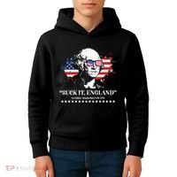 Suck It England George Washington 1776 Kids Hoodie thumb 4