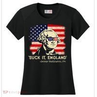 Suck It England Funny 4th Of July Funny George Washington Women's Cooling Performance Crew T-Shirt thumb 0