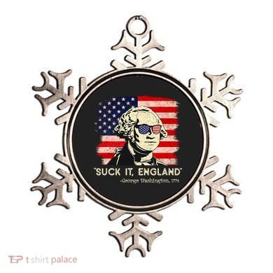 Suck It England Funny 4th Of July Funny George Washington Ornament