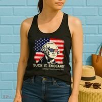 Suck It England Funny 4th Of July Funny George Washington Women's Tank Top thumb 2