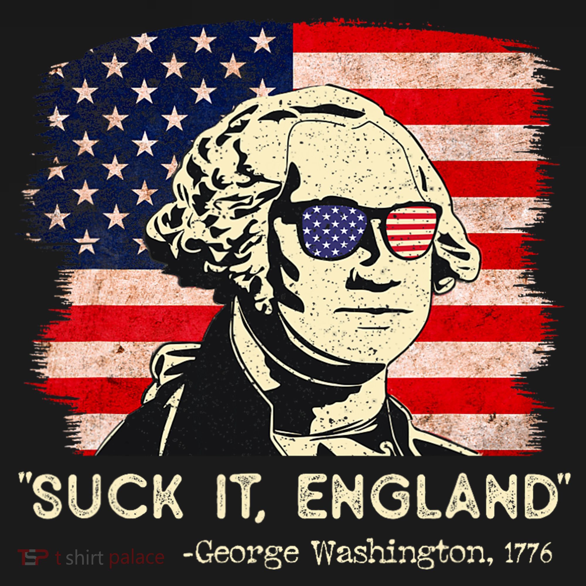 Suck It England Funny 4th Of July Funny George Washington Women's Tank Top
