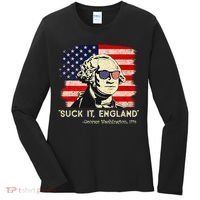 Suck It England Funny 4th Of July Funny George Washington Women's Long Sleeve Shirt thumb 0