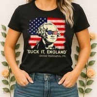 Suck It England Funny 4th Of July Funny George Washington Women's T-Shirt thumb 2