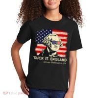 Suck It England Funny 4th Of July Funny George Washington Kids T-Shirt thumb 2