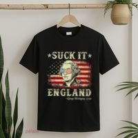Suck It England Funny 4th Of July George Washington 1776 T-Shirt thumb 2