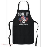 Suck It England Funny 4th of July George Washington Funny Apron thumb 0