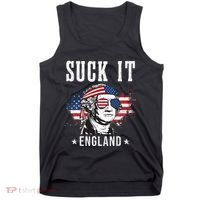 Suck It England Funny 4th of July George Washington Funny Tank Top thumb 0