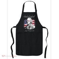 Suck It England Funny George Washington USA Flag 4th Of July Apron thumb 0