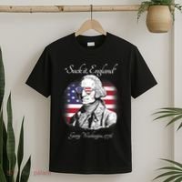 Suck It England Funny George Washington USA Flag 4th Of July T-Shirt thumb 2