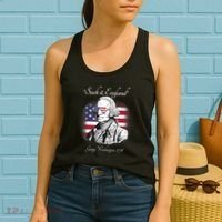 Suck It England Funny George Washington USA Flag 4th Of July Women's Tank Top thumb 2
