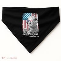 Suck It England Funny 4th of July George Washington 1776 USA-Made Doggie Bandana thumb 0