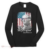 Suck It England Funny 4th of July George Washington 1776 Long Sleeve Shirt thumb 0