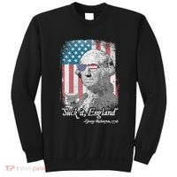 Suck It England Funny 4th of July George Washington 1776 Sweatshirt thumb 0