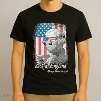 Suck It England Funny 4th of July George Washington 1776 T-Shirt thumb 3