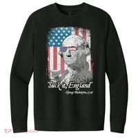 Suck It England Funny 4th of July George Washington 1776 V.I.T. Fleece Crew Sweatshirt thumb 0