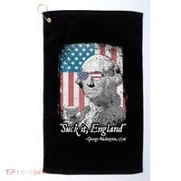 Suck It England Funny 4th of July George Washington 1776 Golf Towel thumb 0