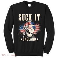Suck It England Funny 4th Of July George Washington Sweatshirt thumb 0