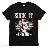 Suck It England Funny 4th Of July George Washington T-Shirt thumb 0