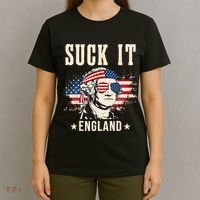 Suck It England Funny 4th Of July George Washington T-Shirt thumb 4