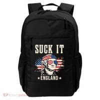 Suck It England Funny 4th Of July George Washington Backpack thumb 0