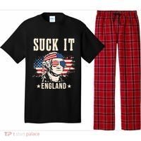 Suck It England Funny 4th Of July George Washington Pajama Set thumb 0
