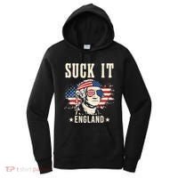 Suck It England Funny 4th Of July George Washington Women's Hoodie thumb 0