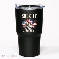 Suck It England Funny 4th Of July George Washington Tumbler thumb 0