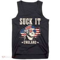 Suck It England Funny 4th Of July George Washington Tank Top thumb 0