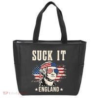 Suck It England Funny 4th Of July George Washington Tote Bag thumb 0